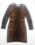 ALC Stretch Knit Leopard Mini dress
