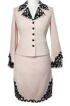Rose Pink Skirt Suit