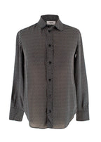 Celine Black and White Polka Dot Shirt