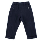 Tartine et Chocolat Navy Linen Trousers