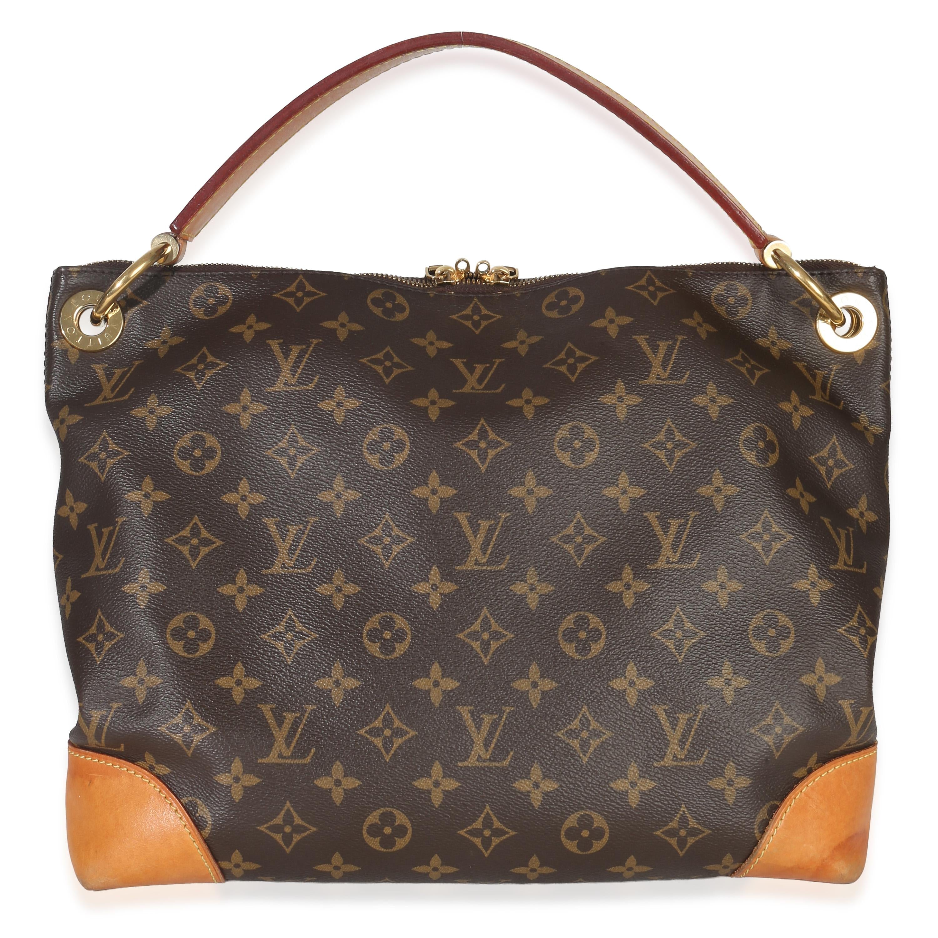 Louis Vuitton Coated  Canvas Monogram Berri PM