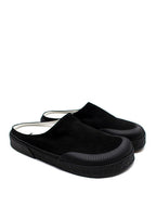 Loewe Black Suede Plimsoll Mules