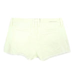 Current Elliott Neon Yellow Washed Jean Shorts