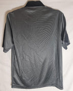 Fendi Grey FF Jacquard Half-Zip Polo Shirt