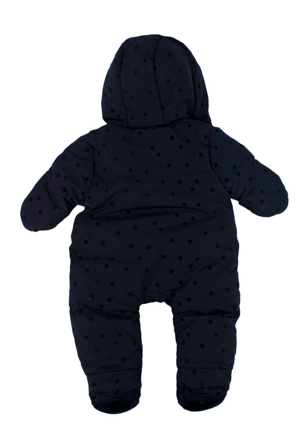 Jacadi Navy Polka Dot Baby Suit