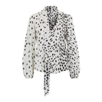 Rixo Polka Dot Moss Blouse