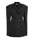 Stella McCartney Crystal Embellished Oversized Double-Breasted Blazer
