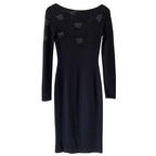 Azzaro Floral Woven Panelled Fitted Dress