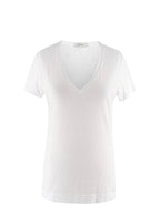 Adam Lippes White Cotton V-neck T-shirt