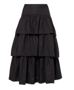 Ulla Johnson Winnie Tiered Cotton Midi Skirt