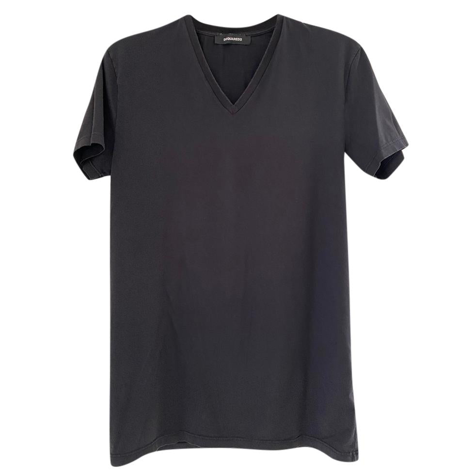 DSquared2 Black V-Neck T-Shirt