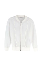 Stella McCartney Cream Netted Bomber Jacket