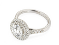White Gold Round Brilliant Cut Diamond Ring
