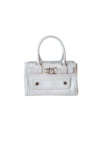 White leather Flight bag