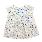 Fleurisse White Floral Cotton Smocking Dress