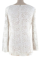 Romiga Ivory Lace Long Sleeve Top