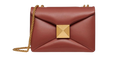 Valentino Rust One Stud Shoulder Bag