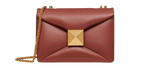 Valentino Rust One Stud Shoulder Bag