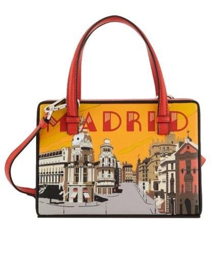 Postal Madrid Small Leather Shoulder Bag