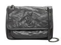 Saint Laurent Charcoal Grey Niki Crossbody Bag