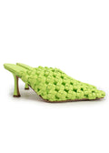 A.W.A.K.E Mode Neon Regina Weaved Mules