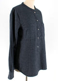 Chinti and Parker Blue Denim Flannel Organic Cotton Shirt