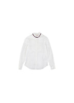 ivory cotton pie-crust collar blouse 10Y