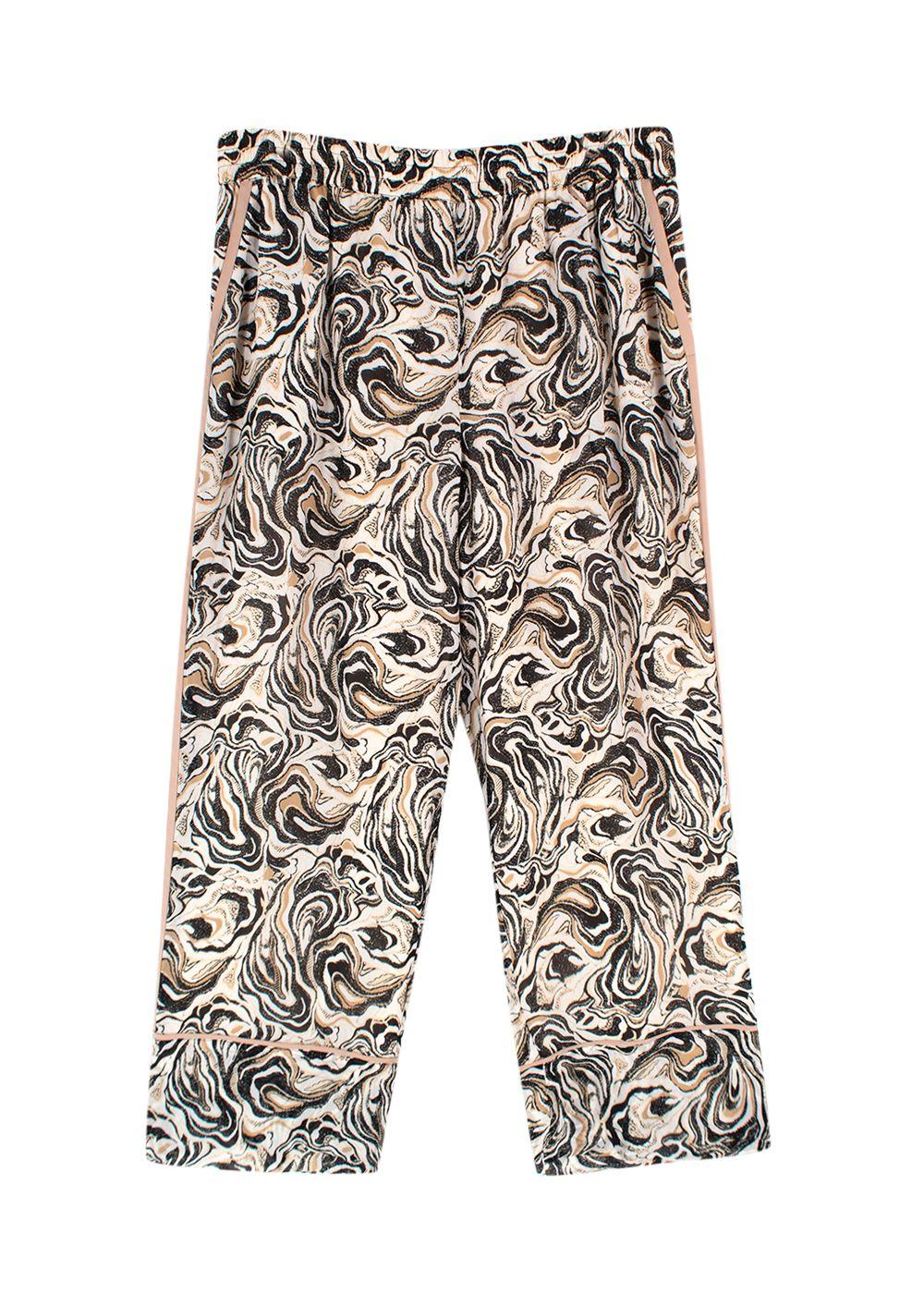 Diane Von Furstenberg  Printed Relaxed Trousers