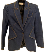 Alexander McQueen Denim Blazer