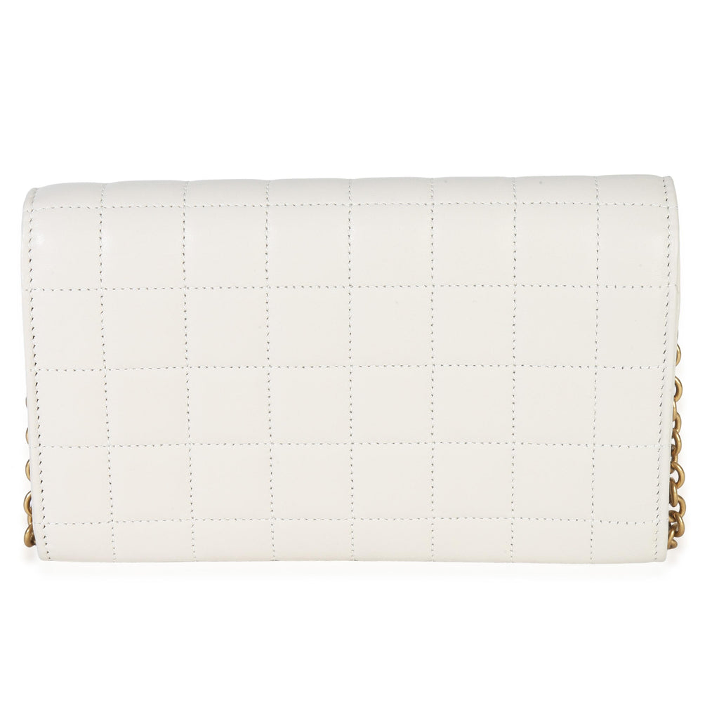 Saint Laurent Soft Calfskin Le Maillon Wallet On Chain