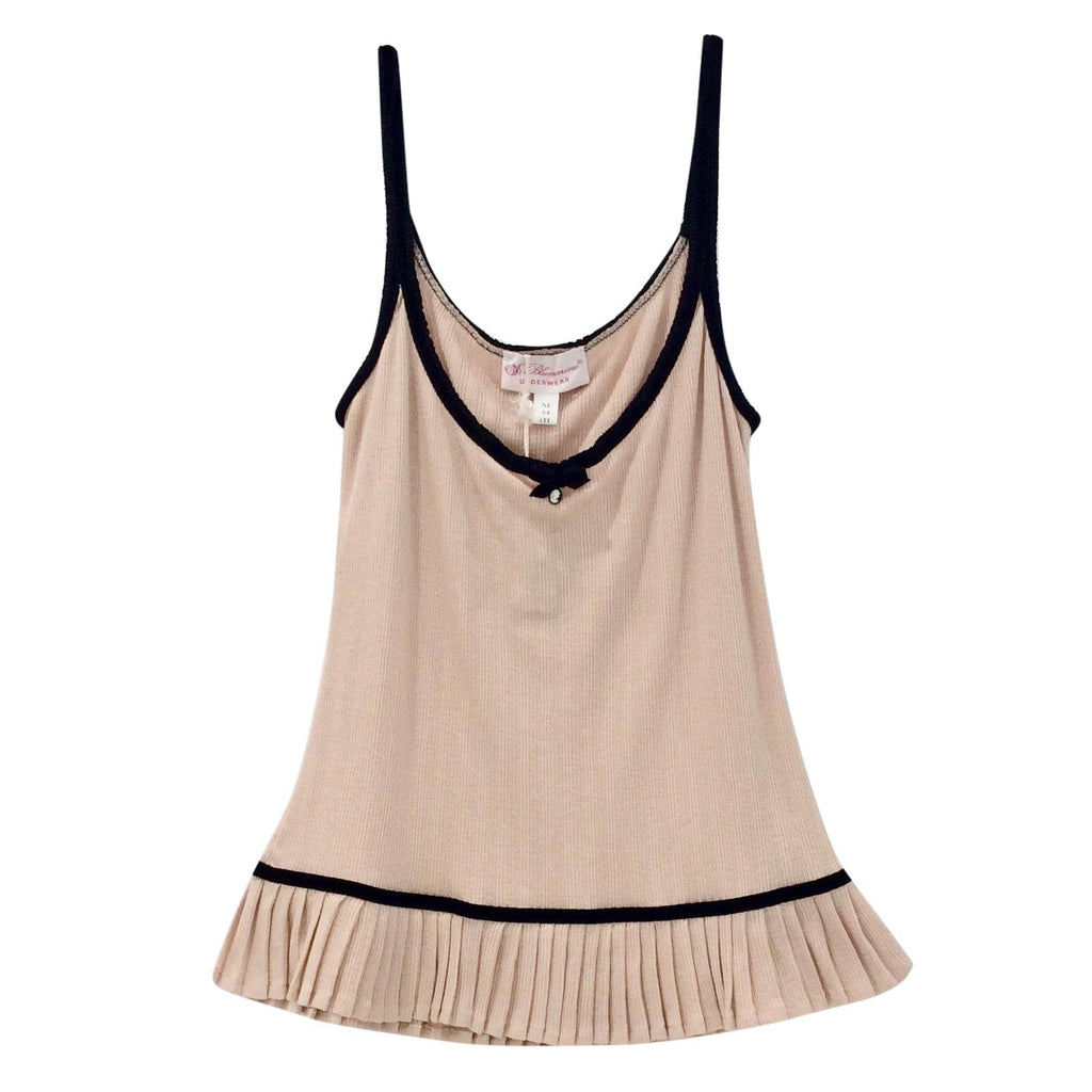 Blumarine Pleated Soft Peach Camisole