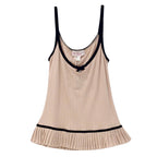 Blumarine Pleated Soft Peach Camisole