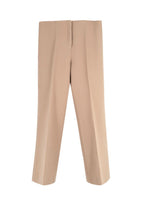 Celine Beige Tailored Wool Trousers