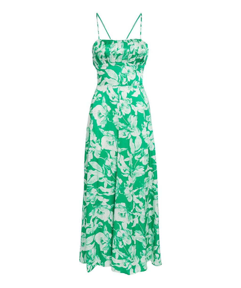 Maje Floral Pleated Dress