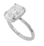 Verde 2ct IGI Certified Lab-grown Radiant Cut Diamond Ring