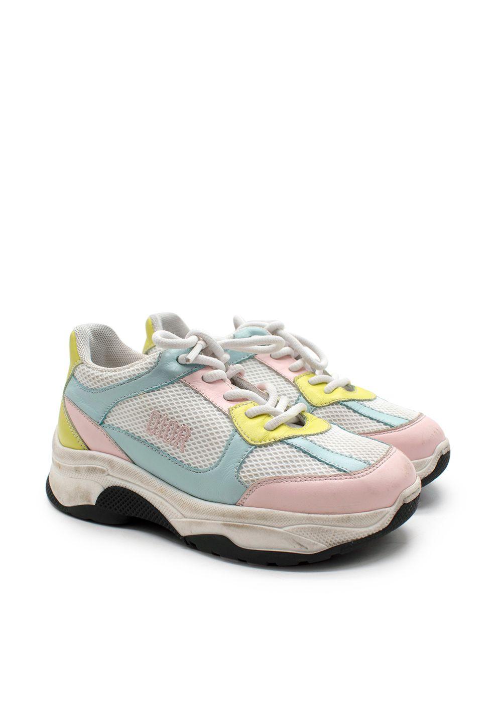 Dior Kids' Multicoloured Low Top Mesh Sneakers