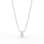 Skydiamond Rae 0.1ct Pendant in 9ct White Gold