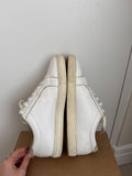 Brunello Cucinelli White Calfskin Trainers