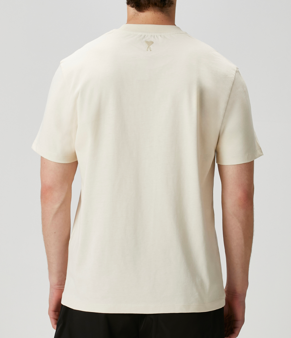 Ami Paris Cotton Logo Patch T-Shirt
