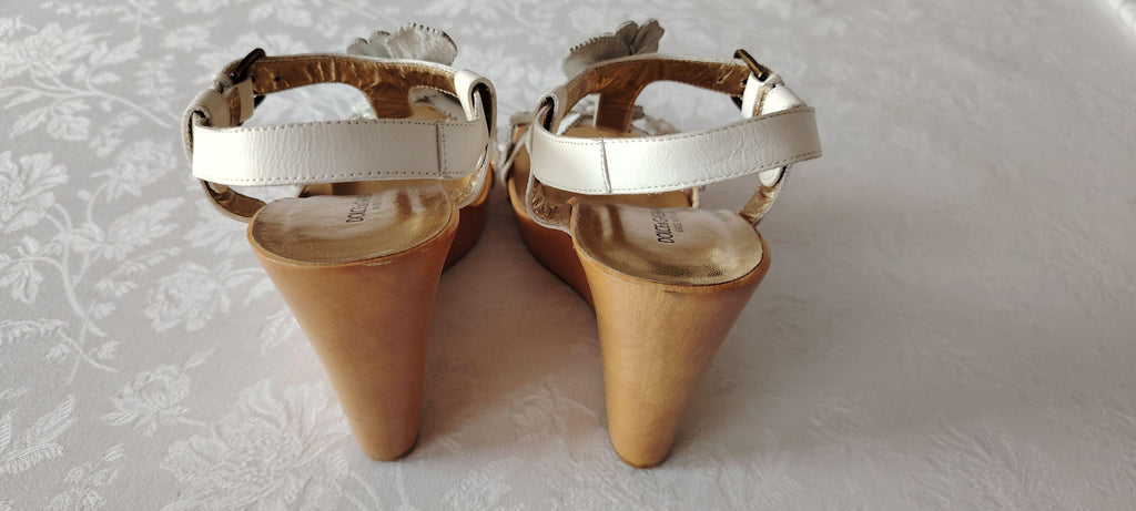 Dolce & Gabbana Floral Wedge Sandals
