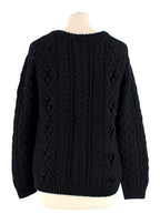Isabel Marant Black Cable Knit Jumper