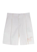Dior Homme White Bunny Motif Tailored Shorts