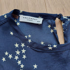 Star Print Aubrey Silk Shift Dress