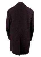 Canali Aubergine Kei Coat