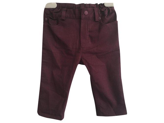 Dior Baby burgundy pants 3-6 months
