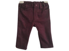 Dior Baby burgundy pants 3-6 months