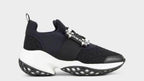 Roger Vivier Crystal Embellished Buckle SlipOn Sneakers