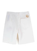 Dior Homme White Bunny Motif Tailored Shorts