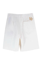 Dior Homme White Bunny Motif Tailored Shorts