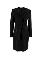 Black knotted rope coat